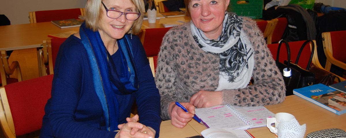 Liv  Therese Førde og Danuti-Diana Abnomaitiene fra Litauen.JPG